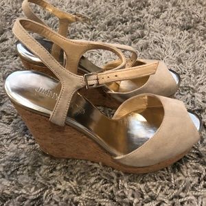 NWT! Jimmy Choo Perla Espadrille Size 9.5 Taupe